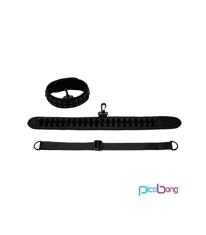 Comprar PICOBONG SPEAK NO EVIL CHOKER COLLAR NEGRO En Sex Shop Online