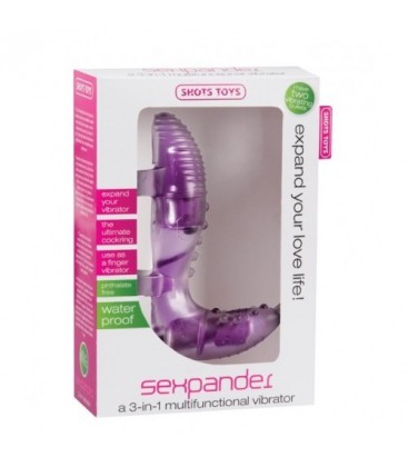 Comprar Sexpander Vibrador Multifuncional En Lila En Sex Shop