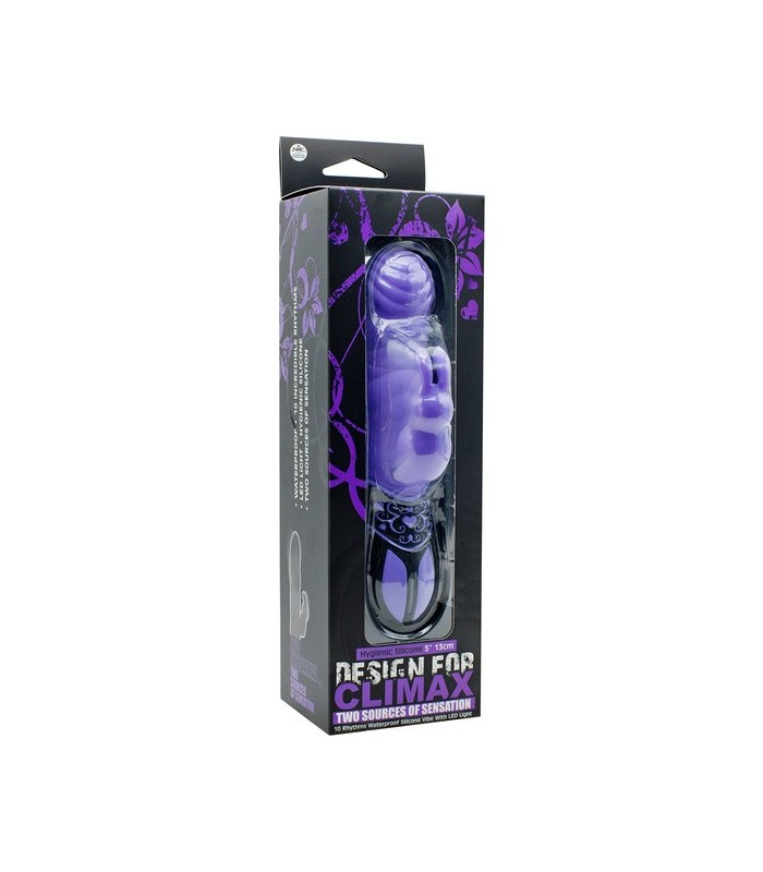 Comprar Design For Climax Vibrador Conejito Morado En Sex Shop Online