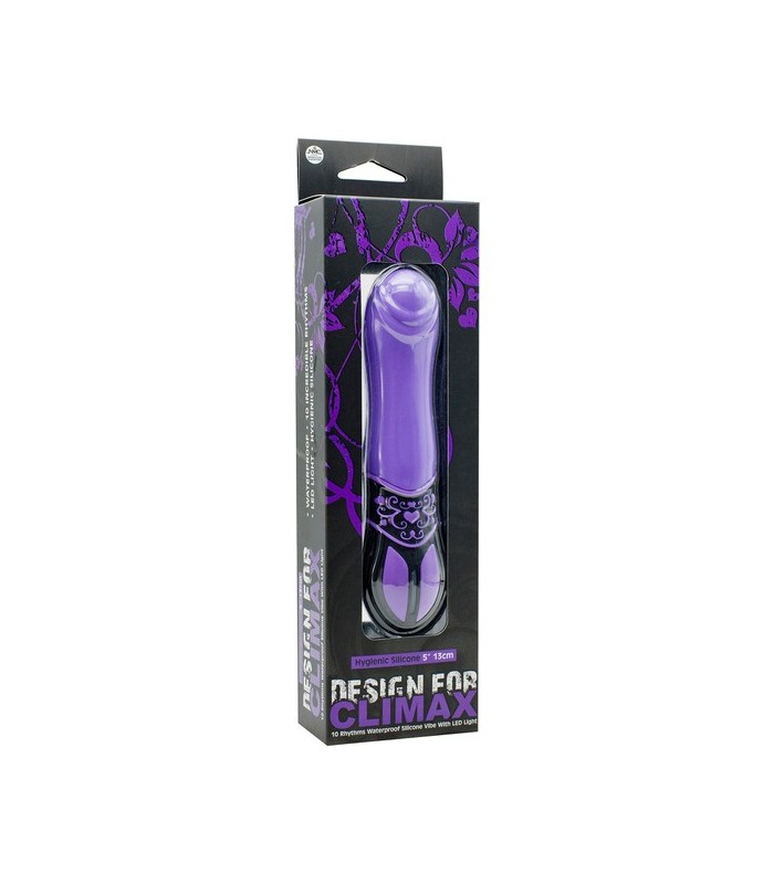 Comprar DESIGN FOR CLIMAX VIBRADOR MORADO En Sex Shop Online VIBRALIA