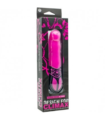 Comprar DESIGN FOR CLIMAX VIBRADOR ROSA En Sex Shop Online VIBRALIA