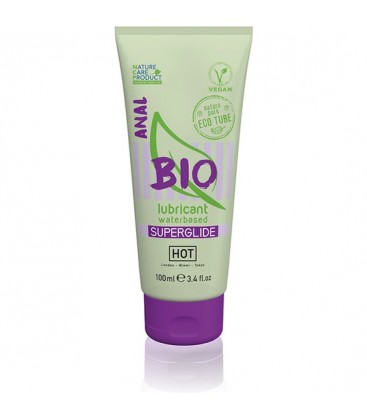 HOT BIO LUBRICANTE ANAL BASE DE AGUA SUPERGLIDE 100ML