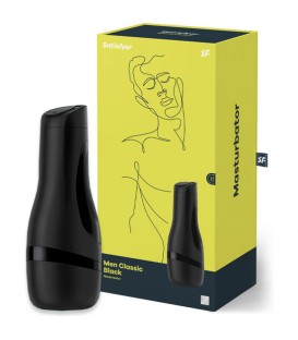 SATISFYER MASTURBADOR MEN CLASSIC - NEGRO