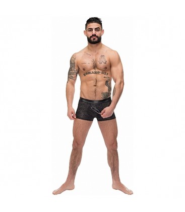 BOXER ZIP POUCH NEGRO