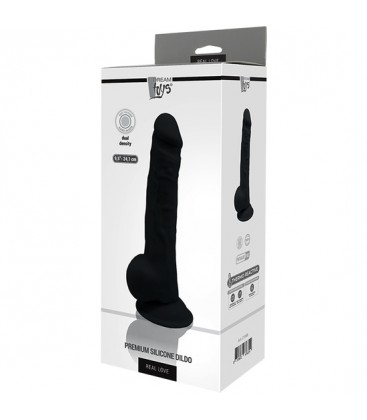 REAL LOVE DILDO 24CM NEGRO