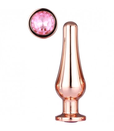 GLEAMING LOVE ROSE GOLD PLEASURE PLUG M