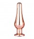 GLEAMING LOVE ROSE GOLD PLEASURE PLUG M