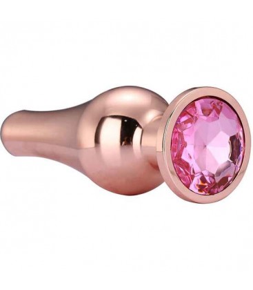 GLEAMING LOVE ROSE GOLD PLEASURE PLUG M