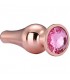 GLEAMING LOVE ROSE GOLD PLEASURE PLUG M