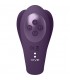 VIVE YOKO VIBRADOR TRIPLE ACCION CON PULSACION MORADO