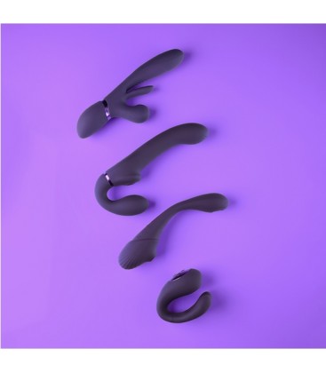 VIVE YOKO VIBRADOR TRIPLE ACCION CON PULSACION MORADO