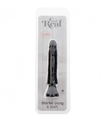 STARTER PENE REALiSTICO 16CM NEGRO