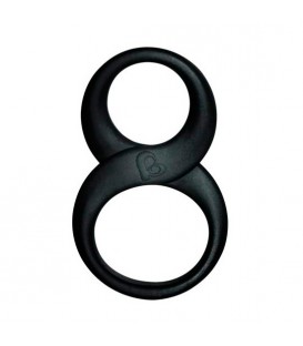 ROCKS OFF 8 BALL RING ANILLO PARA EL PENE NEGRO