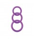 TWIDDLE ANILLO PARA EL PENE TRES TAMANOS MORADO