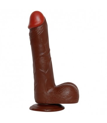 DILDO REAL RAPTURE MARRON 9 INCH