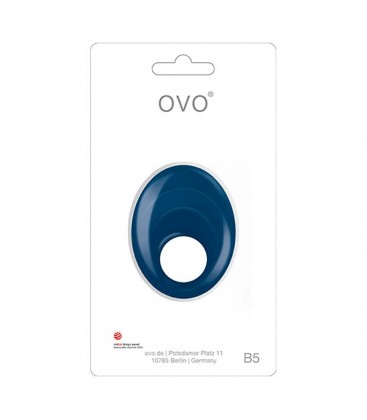 OVO B5 ANILLO VIBRADOR AZUL