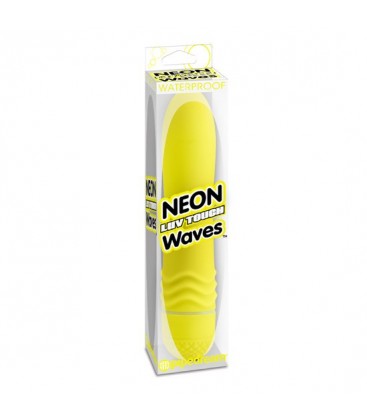 NEON LUV TOUCH WAVES VIBRADOR AMARILLO