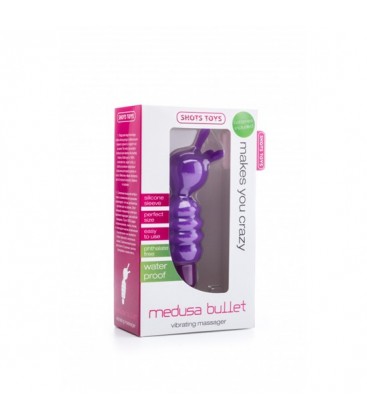 MEDUSA BULLET VIBRADOR MASAJEADOR MORADO