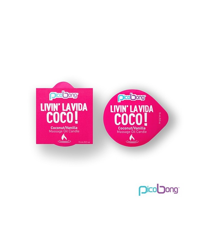 Comprar LIVING LA VIDA COCO VELA DE MASAJE COCO Y VAINILLA En Sex  