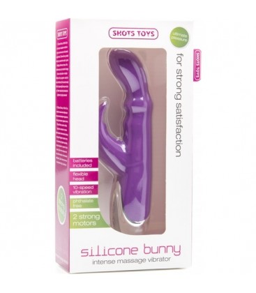 VIBRADOR CONEJITO MORADO