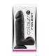 COLOURS 2X DUAL DENSITY PENE REALISTICO 21 CM NEGRO