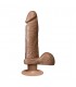 REALISTIC COCK PENE VIBRADOR MULATO 205 CM