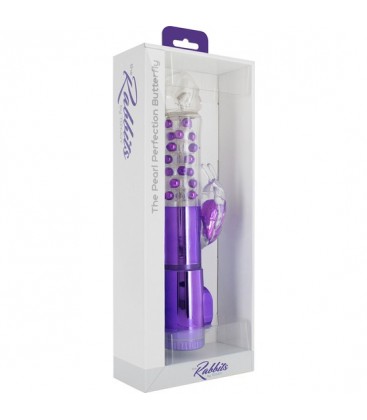 THE PEARL PERFECTION VIBRADOR MARIPOSA MORADO