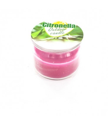 MINI VELAS CITRONELLA ROSA