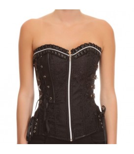 CORSET PIECES NEGRO