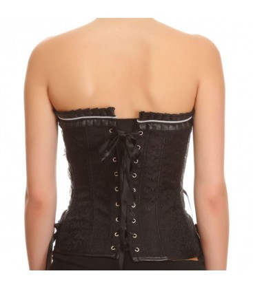 CORSET PIECES NEGRO