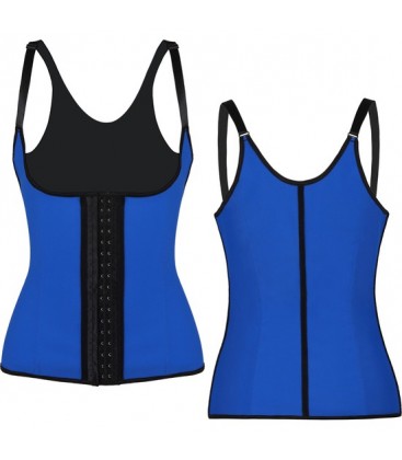 CORSET LATEX SHAPE AZUL