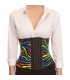 CORSET LATEX APPEARANCE MULTICOLOR