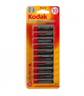 SET 10 PILAS ZINC EXTRA HEAVY DUTY AA KODAK