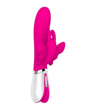 WINGS OF DESIRE VIBRADOR DOBLE ESTIMULACIoN ROSA