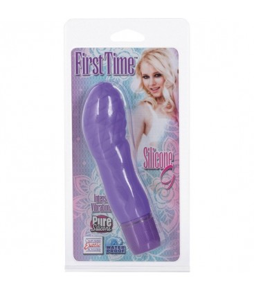 FIRST TIME VIBRADOR SILICONA PUNTO G MORADO