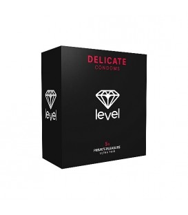 PRESERVATIVOS LEVEL DELICATE CONDOMS - 5UDS