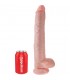 KING COCK PENE REALiSTICO CON TESTiCULOS 375CM