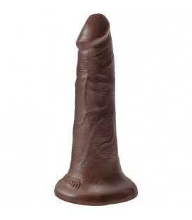 KING COCK PENE REALÍSTICO 14CM MARRÓN