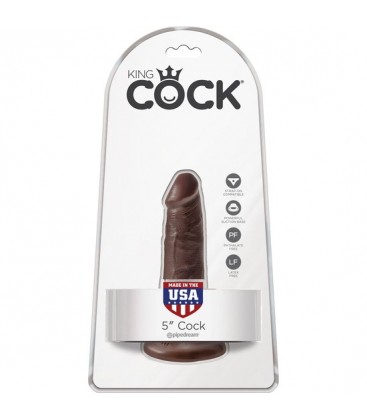 KING COCK PENE REALiSTICO 14CM MARRoN