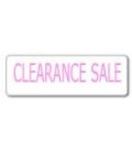 CLEARANCE SALE